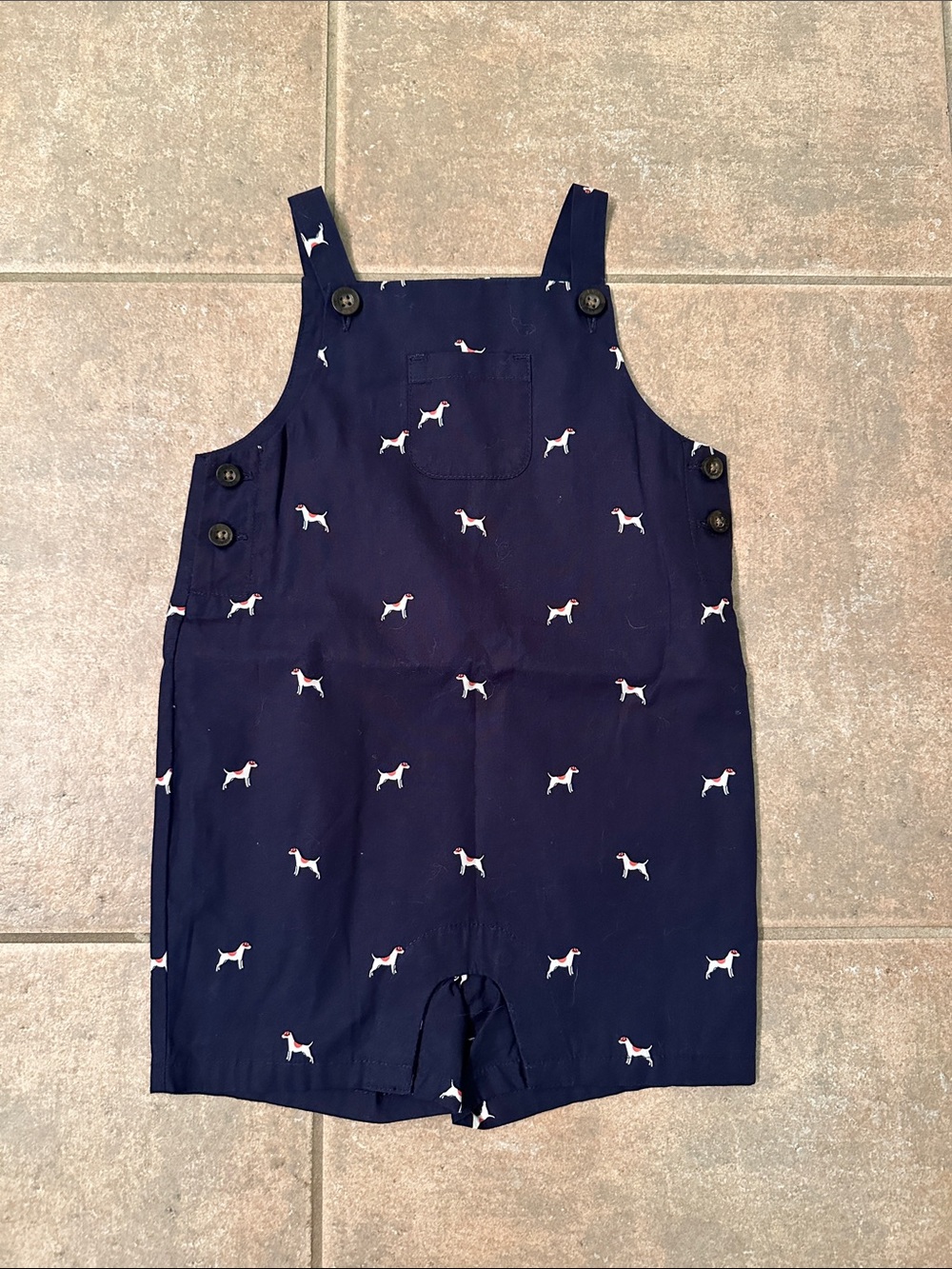 Janie and Jack Dog Overalls
